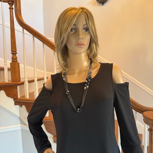 Carmen Marc Volvo Women’s Little Black Dress Size Large - Picture 2 of 6